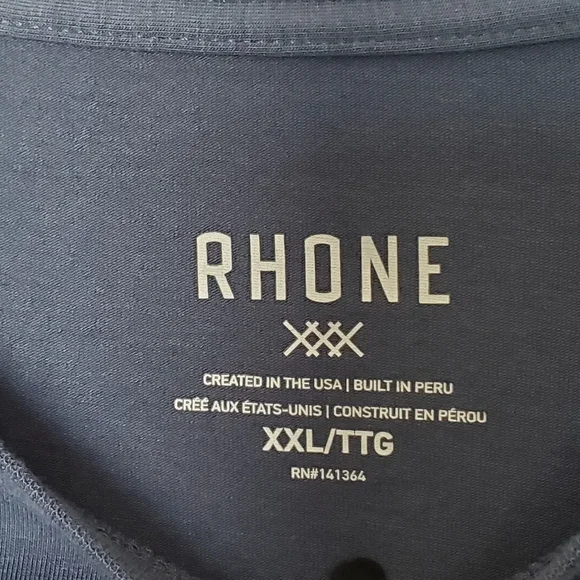 Rhone Element Long Sleeve Tee Lightweight Everyday Comfort Long Sleeve Tee XXL - Picture 7 of 8